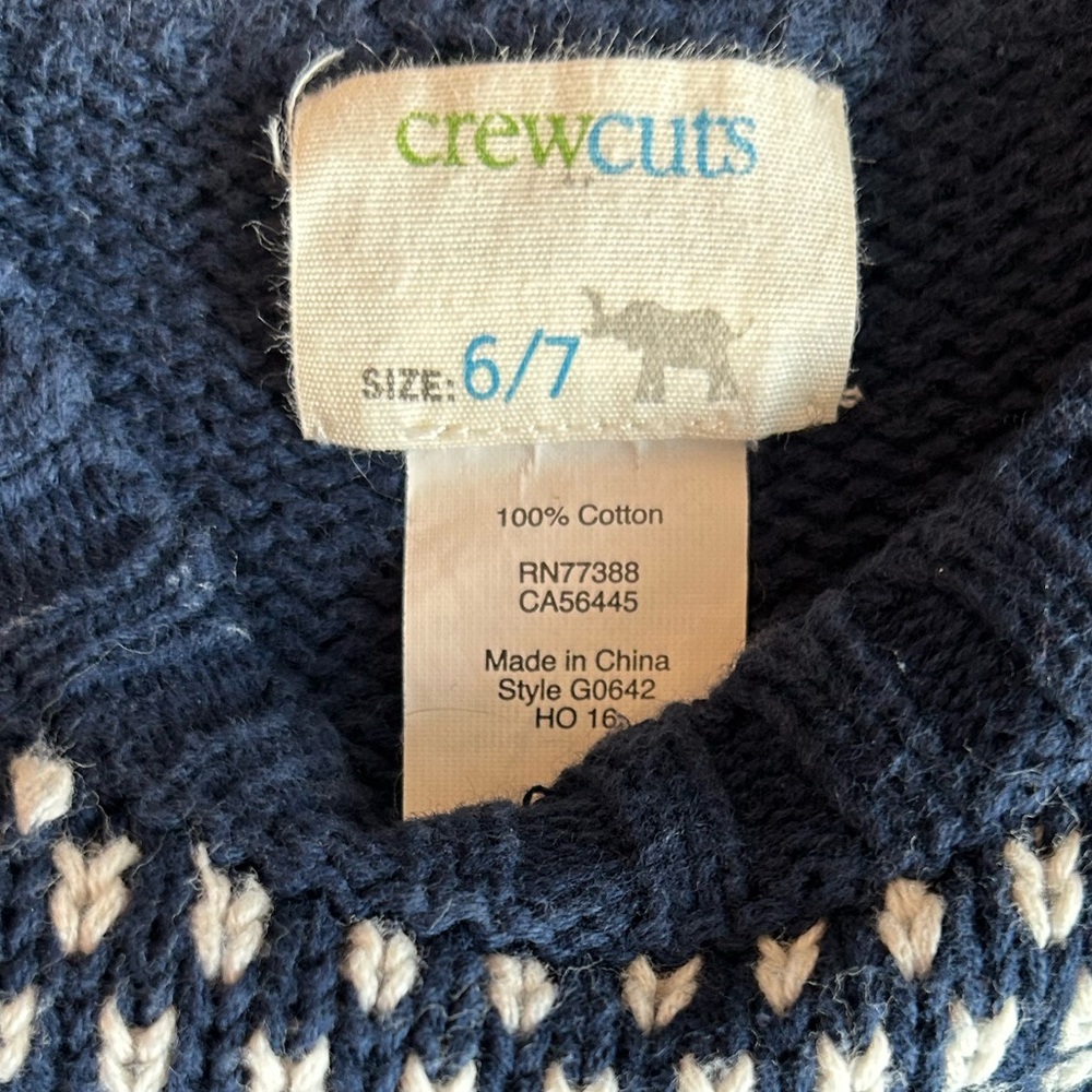 Girls CrewCuts Heart knit Sweater - Picture 3 of 3